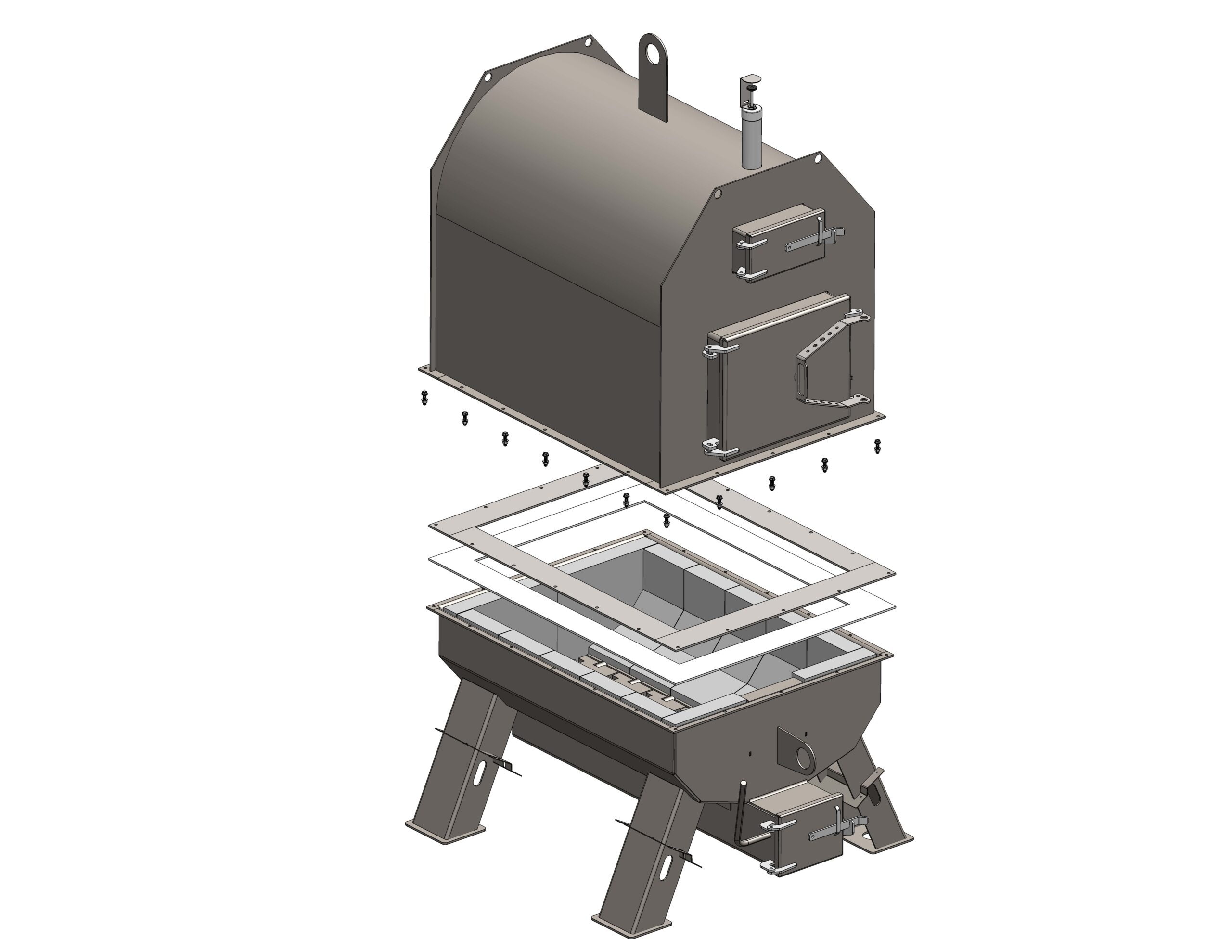 Cutaway view of a Portage & Main boiler showing every replaceable component